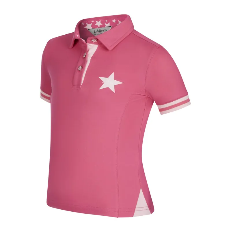 LeMieux Mini Polo Shirt in Watermelon-2